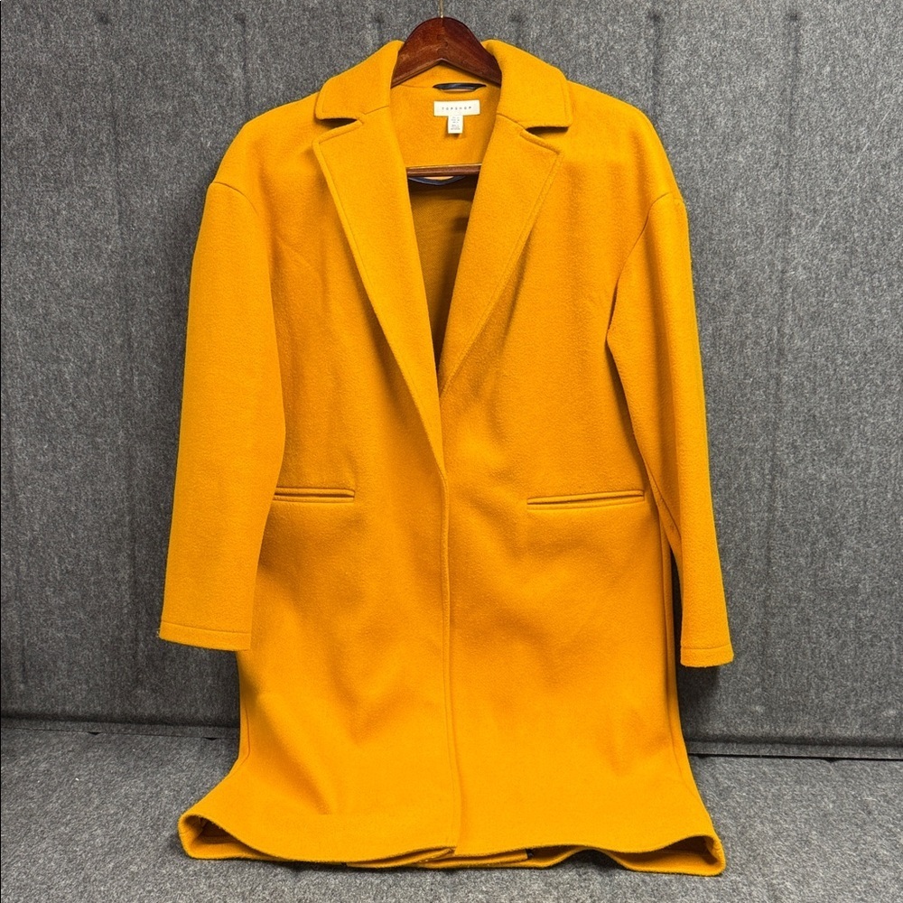 Topshop Mustard Trench Coat